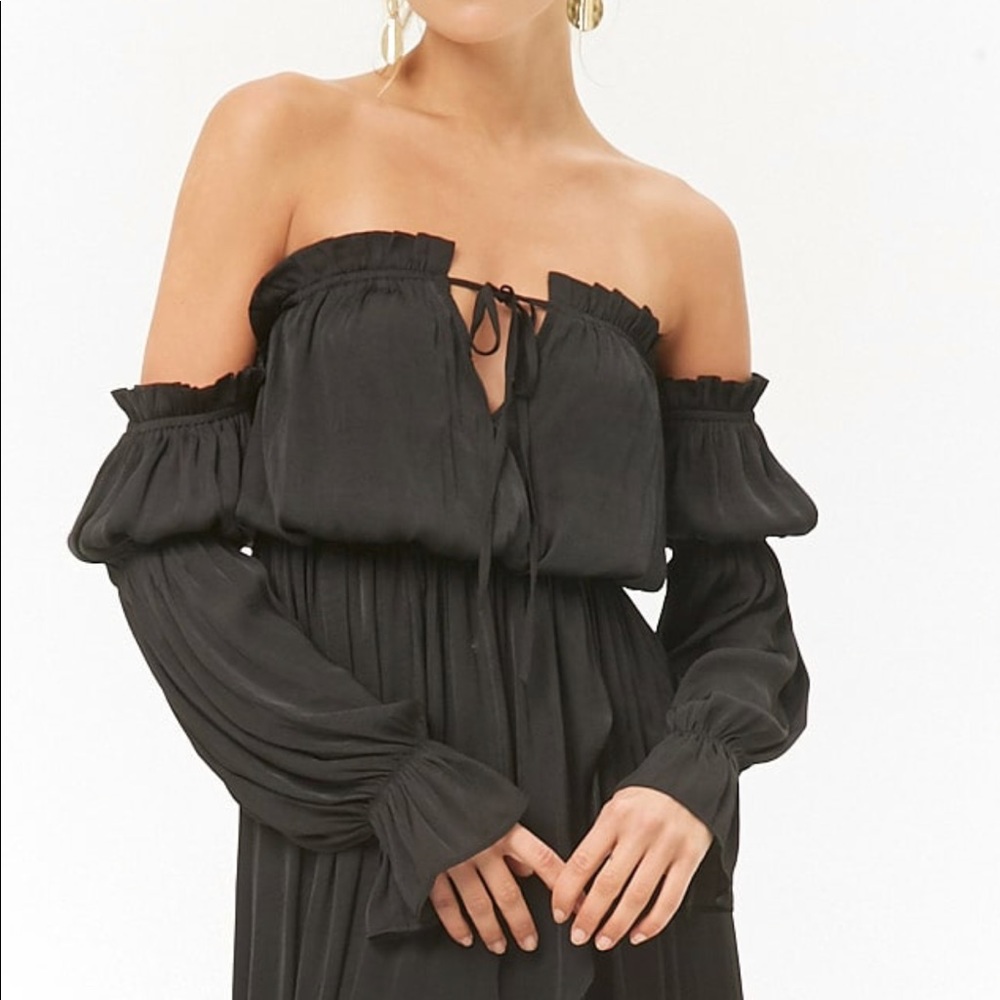 Forever 21 High-low Satin Dress